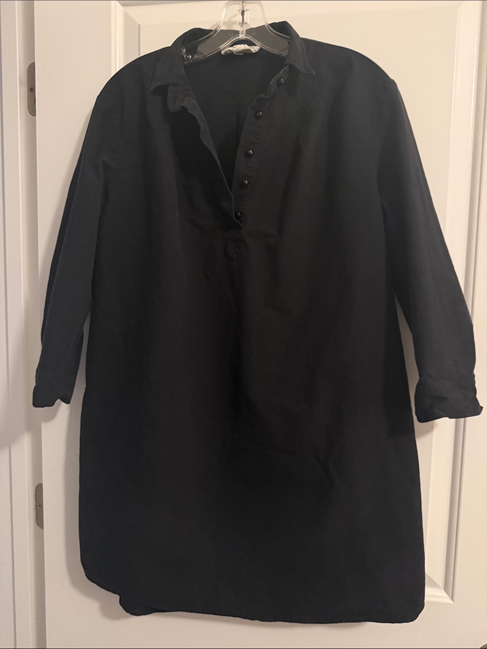 -Pomander Place by Tuckernuck Black Shirt Dress -size M